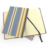 Textured stripe journal